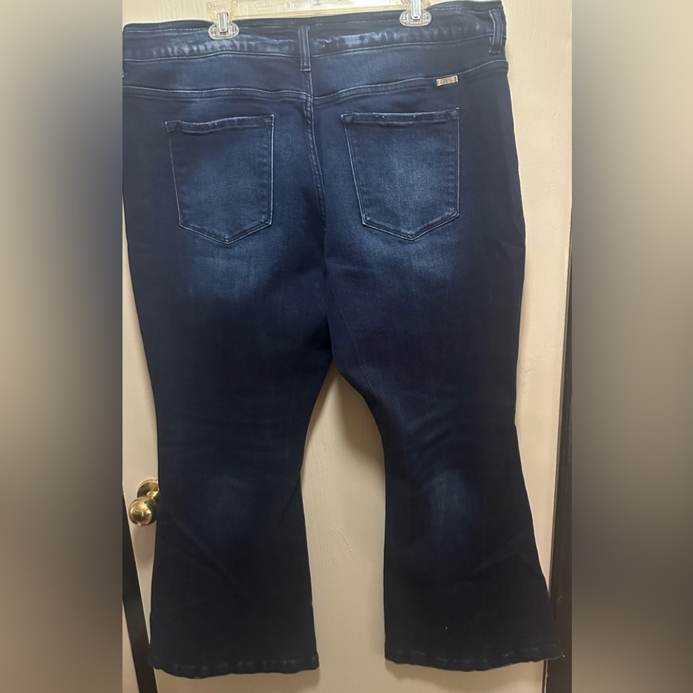 Kancan Exclusively for Maurices High-Waisted Flare Bootcut Jeans Dark Wash+size - Picture 16 of 16